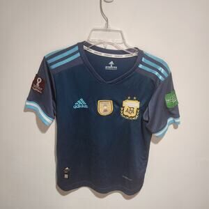 Adidas Argentina Soccer Team Icon Jersey 2022/2023 Blue Size Small